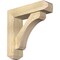 Ekena Millwork Legacy Craftsman Rough Sawn Bracket w/ Offset Brace, Douglas Fir, 6"W x 22"D x 22"H BKT0604X22X22LEC04RDF - alternate 1